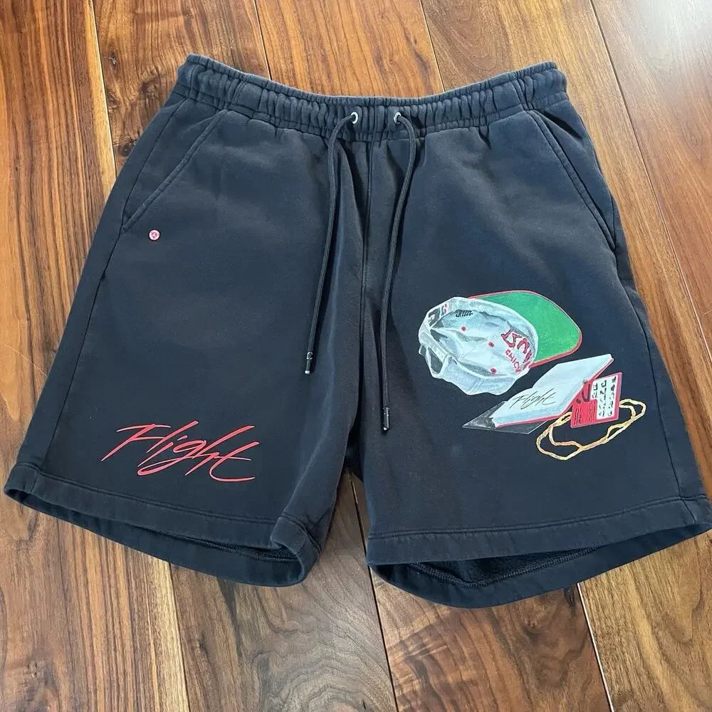 Jordan Flight Artist Series Jacob Rochester Fleece Sweat Shorts Black Size L